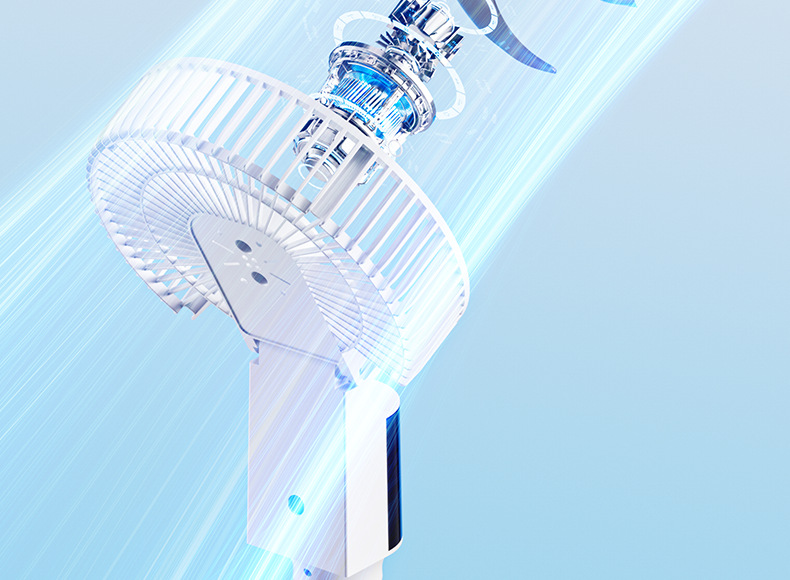 空气循环扇静音摇头语音款风扇落地扇遥控大风力立式电风扇循环扇详情30