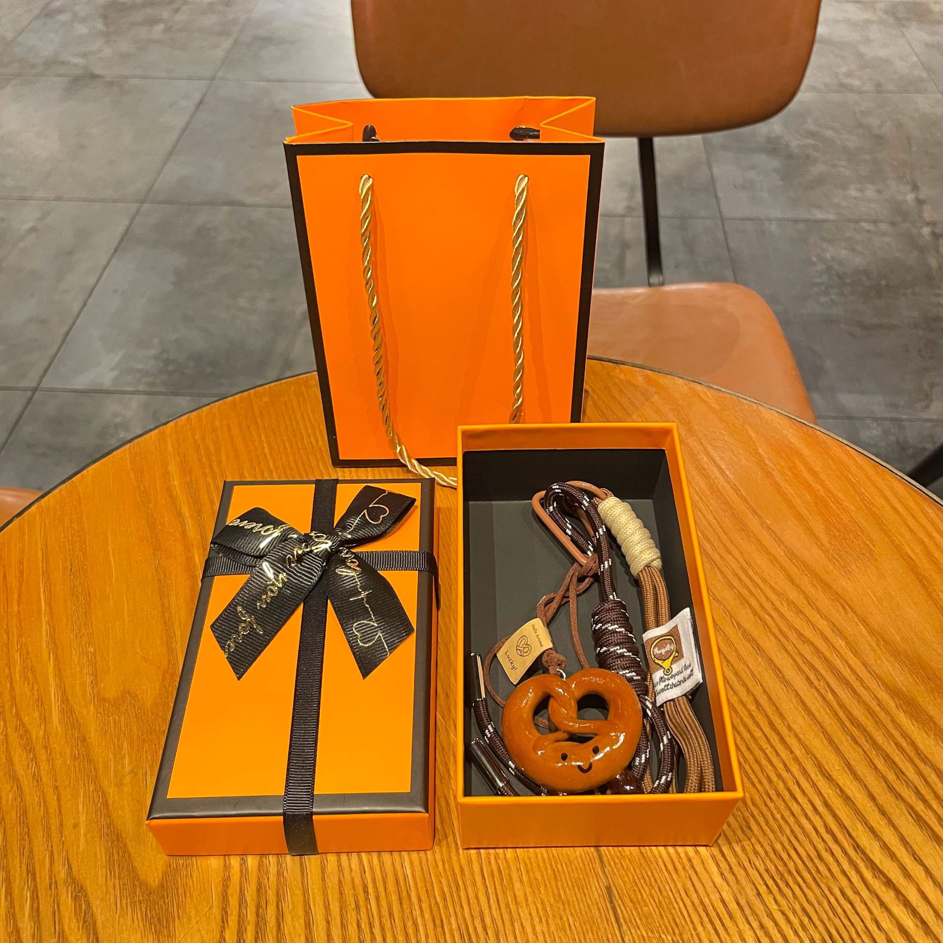 miu风碱水面包钥匙扣秋冬美拉德系可爱面包挂件学生情侣书包装饰详情24