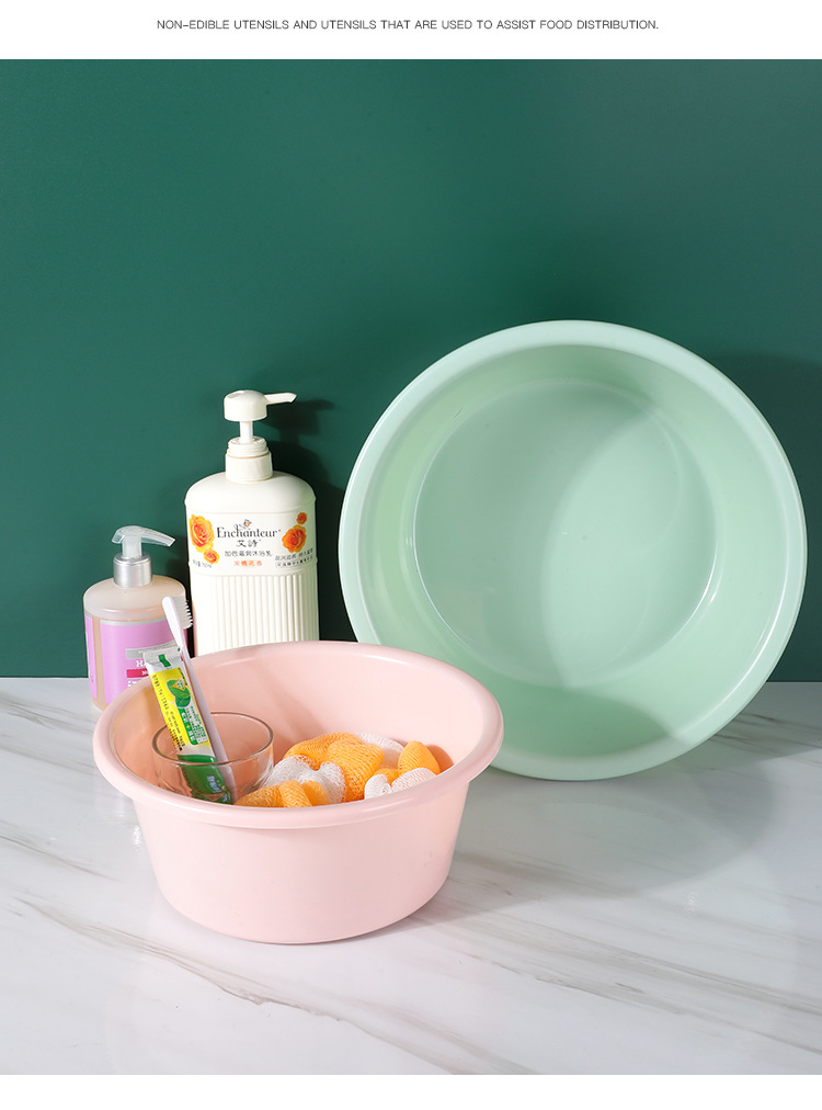 加厚洗脸盆塑料脸盆大号洗菜盆家用儿童洗澡洗脚盆洗衣盆折叠脸盆详情15