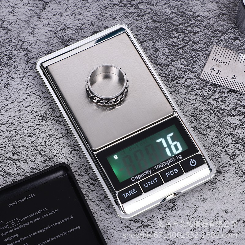 Mini 0.01g gram scale Portable pocket jewelry scale palm pic 20