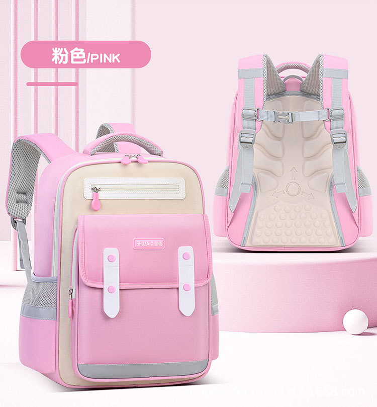 2025新款牛津布轻便书包男女孩1-6年级小学生大容量外出个性护脊详情18