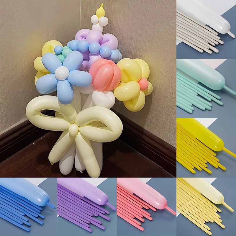 好润260长条花束金属珠光气球店庆烟花儿童生日夜市摆摊活动布置详情15