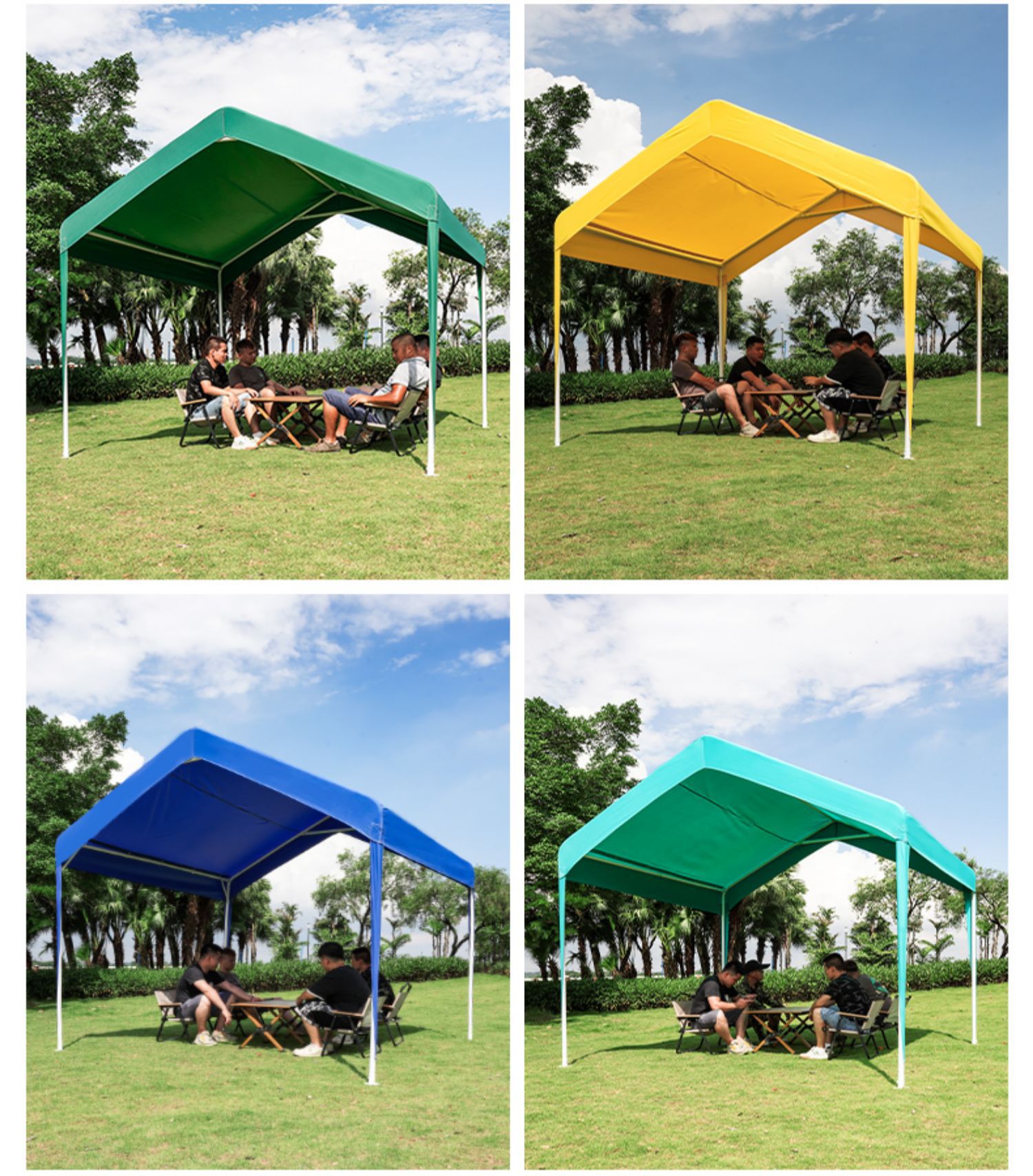 现货网红集市活动帐篷户外广告遮阳棚夜市摆摊雨棚家用防雨停车棚详情24