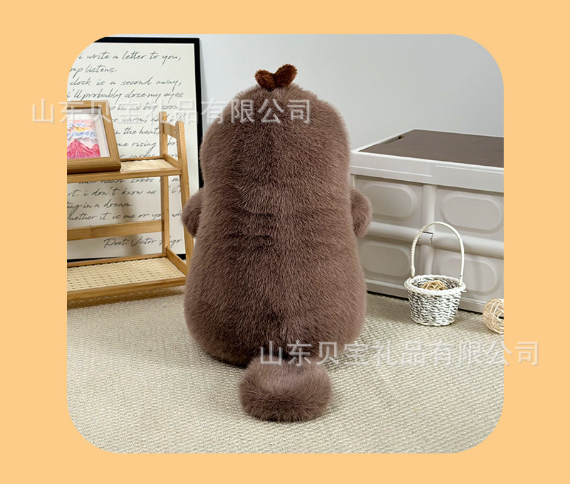Transfronterizo nueva simulación de ornitorrinco juguete de peluche pelo de visón suave boca grande muñeca de animal acuario muñeca de trapo regalo pic 14