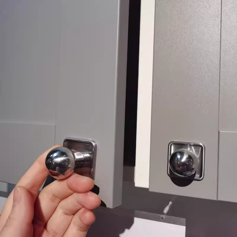 美式风格银色高端门把手现代简约轻奢抽屉衣柜鞋柜橱柜家具小拉手详情10