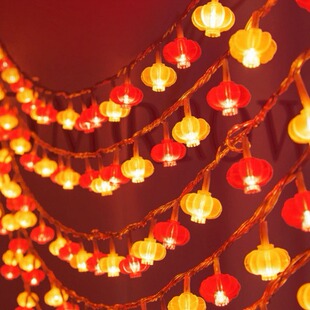 Cross-border LED firecracker lights, copper wire lights, string green wires, centipede feet, indoor and outdoor festival courtyard decorative lights, Christmas colored lights pic 9