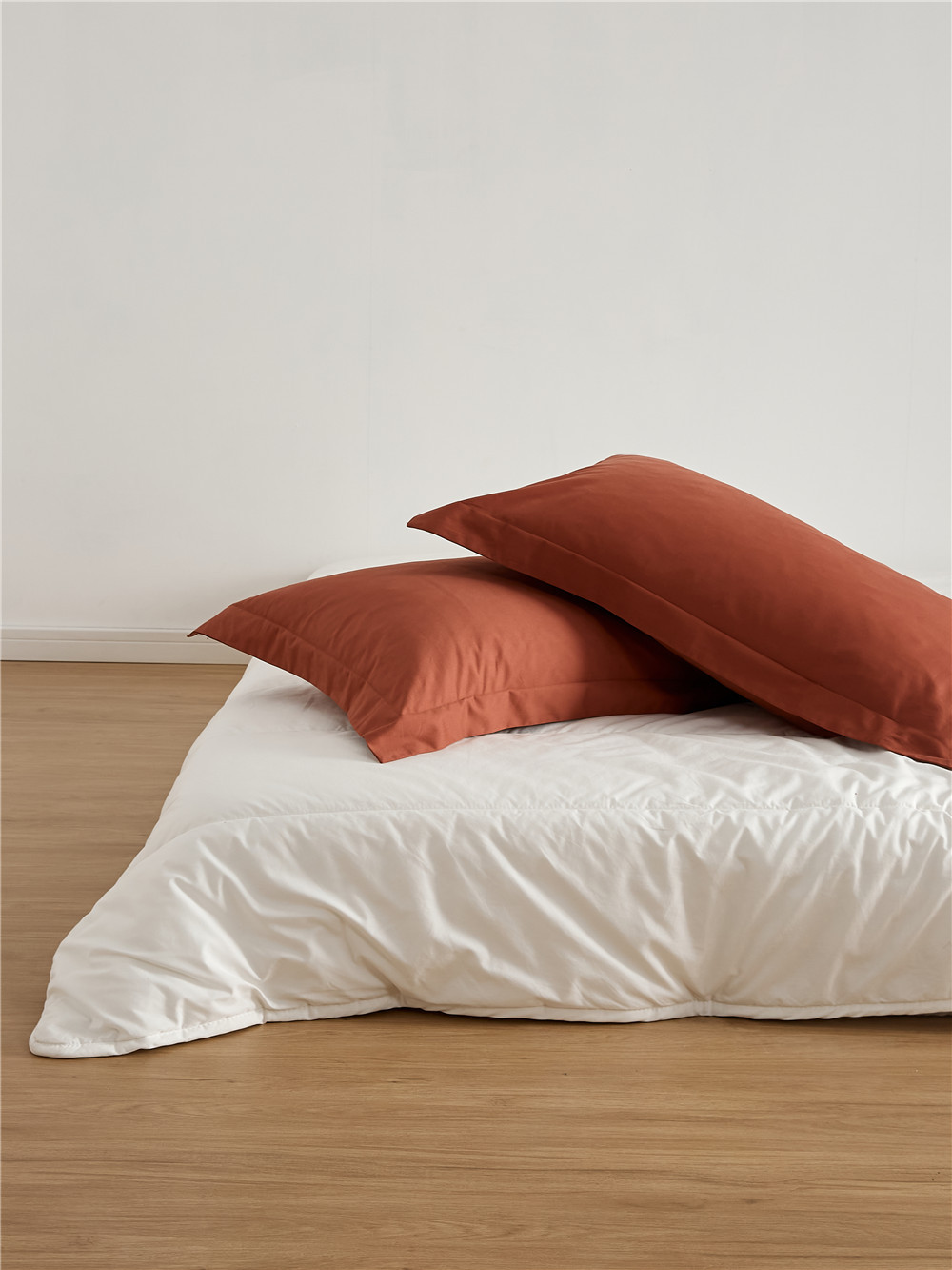 Long-staple cotton single item, all-cotton brushed quilt cover bed, simple pigment color pure cotton autumn and winter 1.8m bedding pic 130