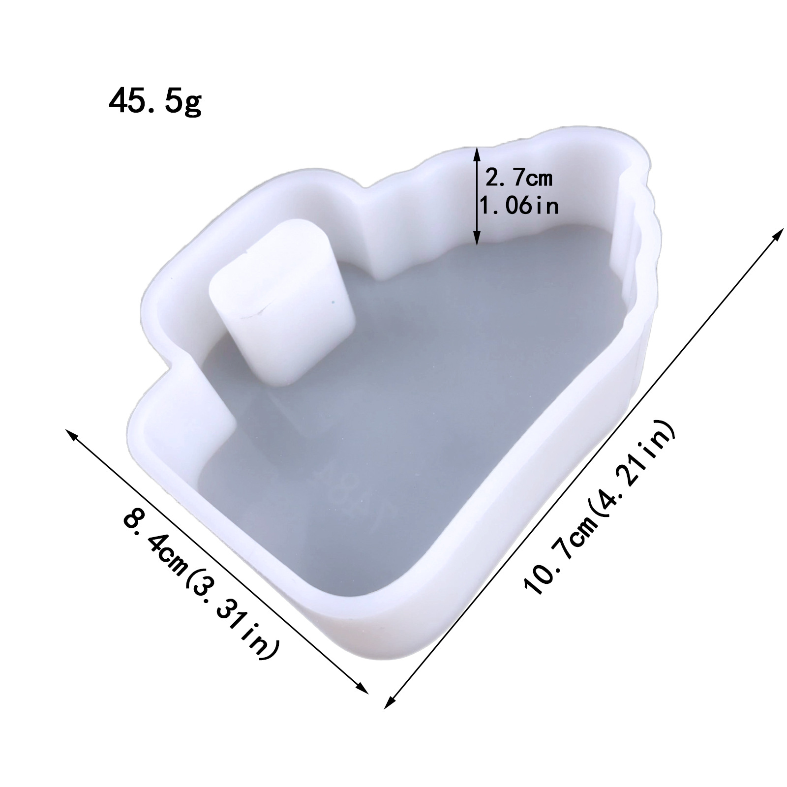 车载香薰滴胶模具DIY雪花南瓜水杯车载香薰模具蜡烛石膏硅胶模具详情16