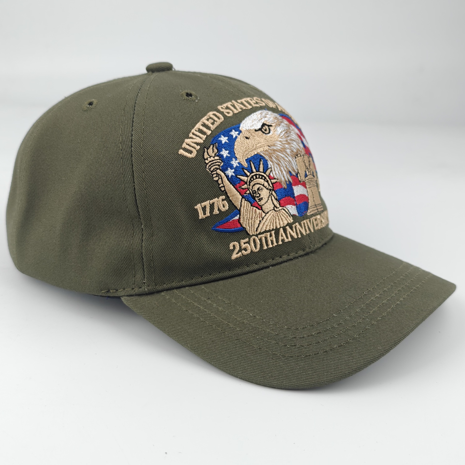 New in-stock American 250th anniversary commemorative baseball cap, three-dimensional embroidered commemorative cap, cross-border headband baseball cap pic 35