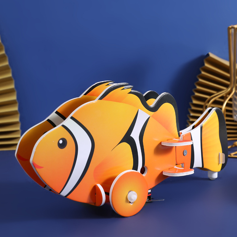 博燃diy科技小制作kt板益智玩具手工拼图小学生STEAM科教实验玩具详情3