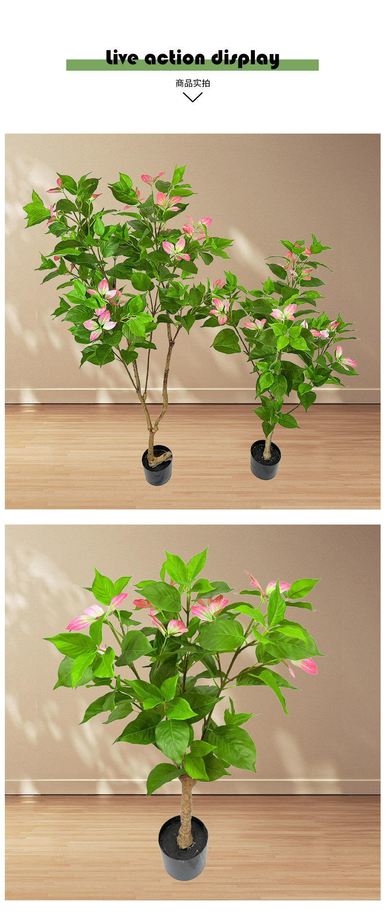 长枝小玉兰多头小玉兰婚庆家居插花婚礼堂挑高装饰影楼仿真绿植详情6