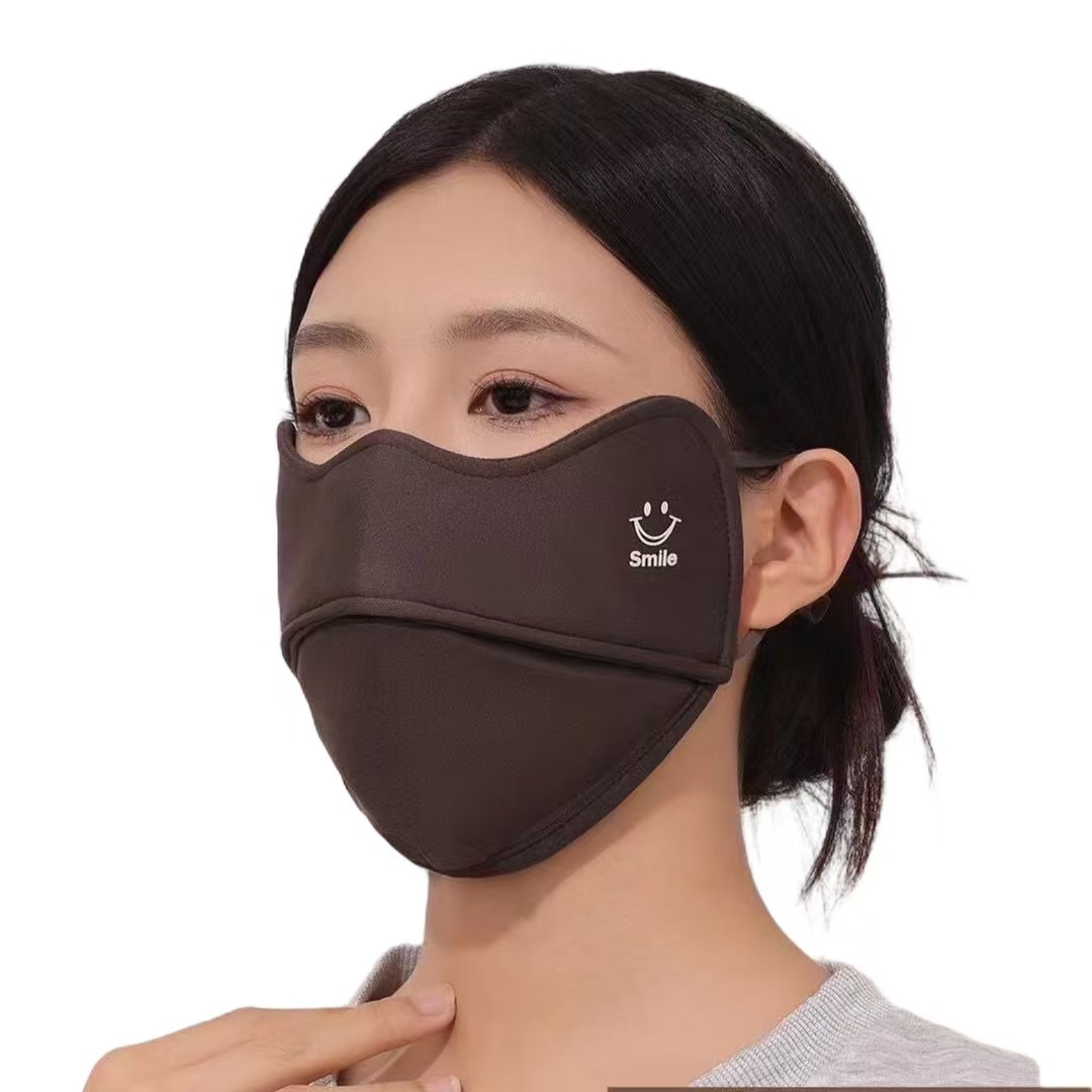 新款笑脸秋冬季加绒保暖口罩男女户外防寒防晒防风护脸骑行防雾详情10