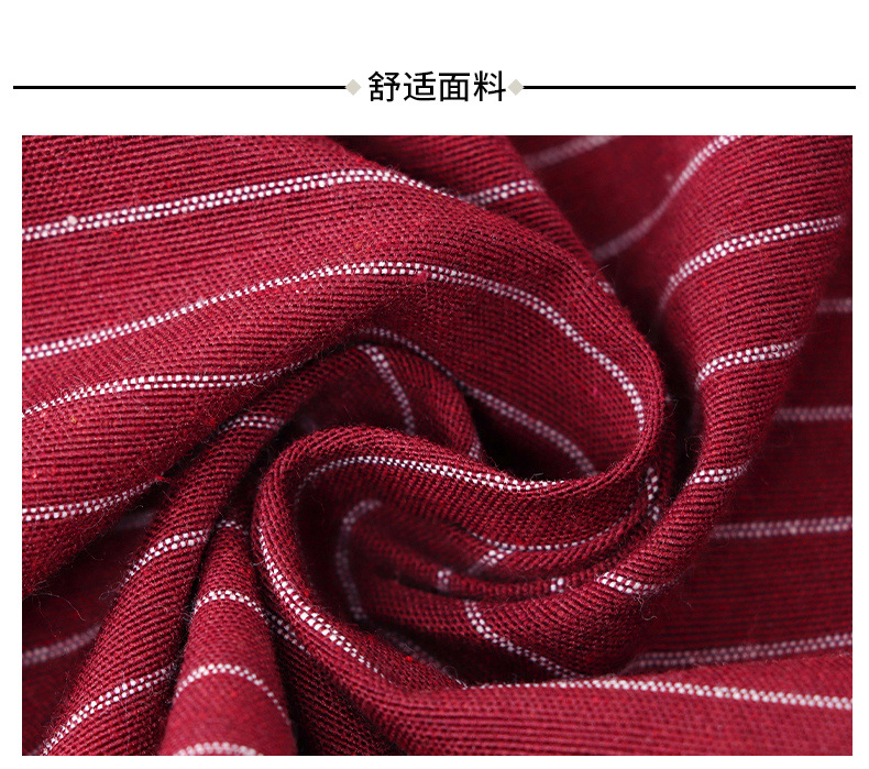 2025新款网红纯棉长袖围裙韩版女家用厨房餐饮专用工作服罩衣围腰详情2