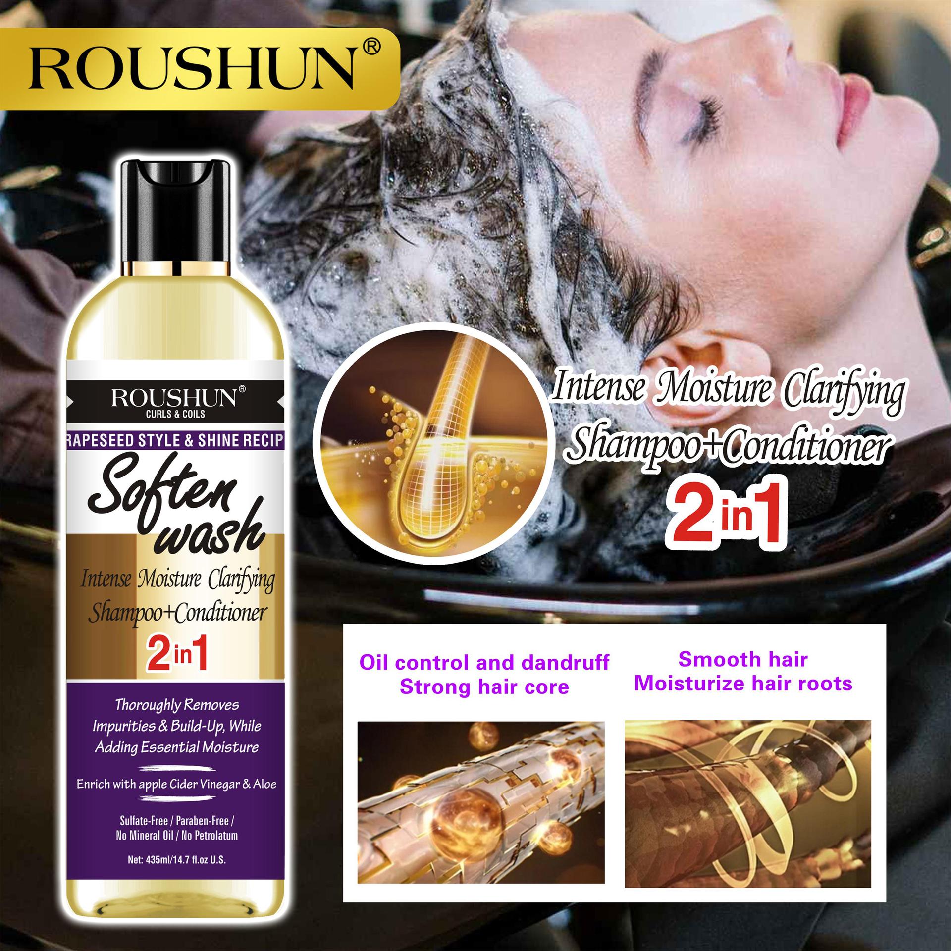 ROUSHUN MOISTURIZING shampoo+conditioner 2in1 shampoo pic 10
