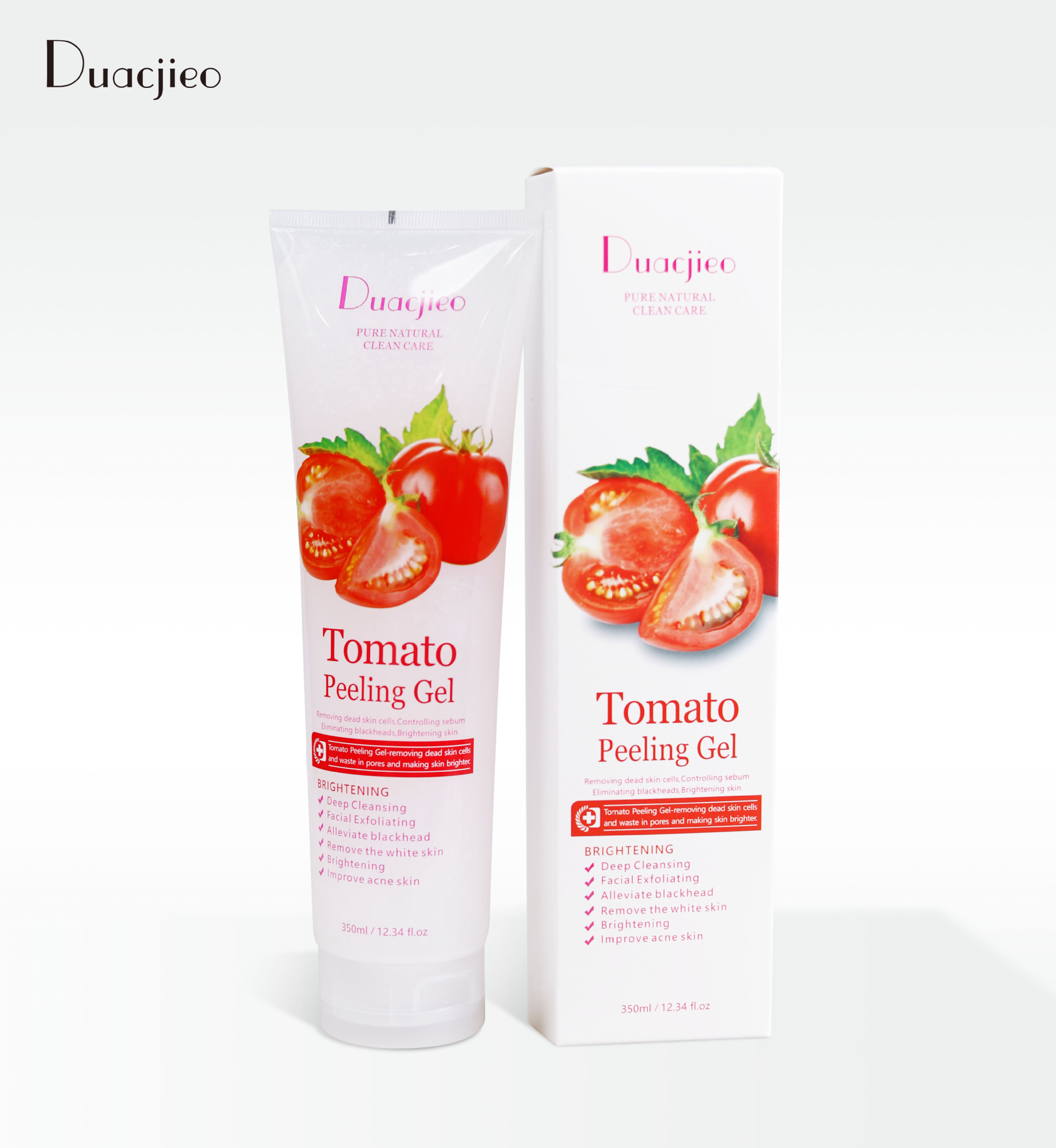 Duacjieo Body Exfoliating Gel, Scrub and Mud Cream for export, all in English packaging pic 6