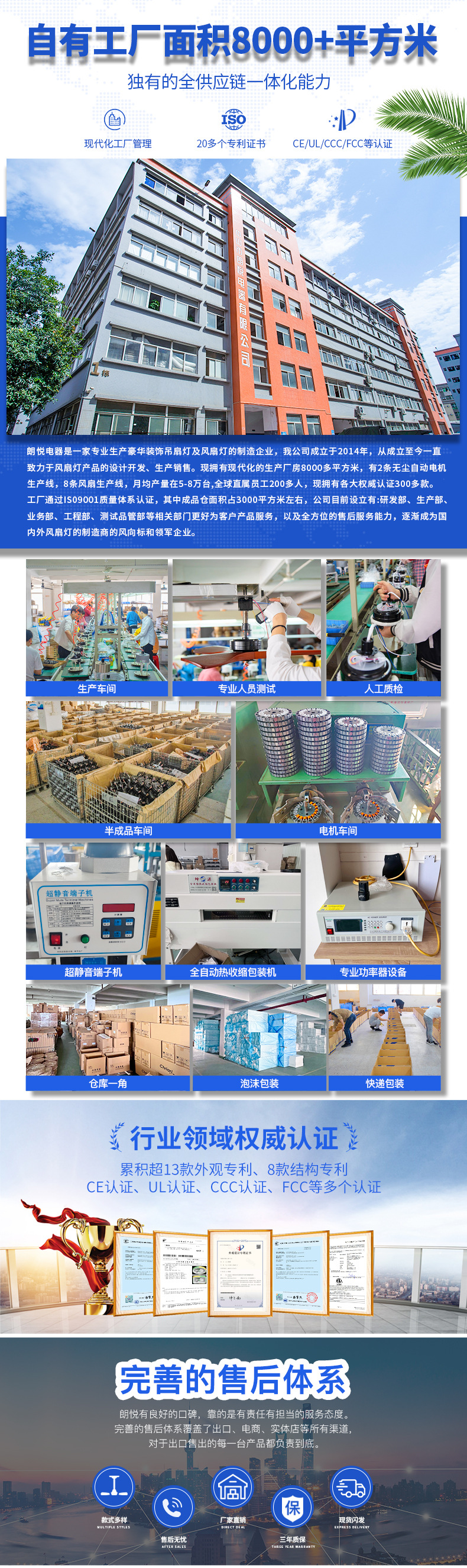 客厅餐厅复古吊顶风扇低楼层吸顶工厂用电风扇北欧实木工业吊扇详情3