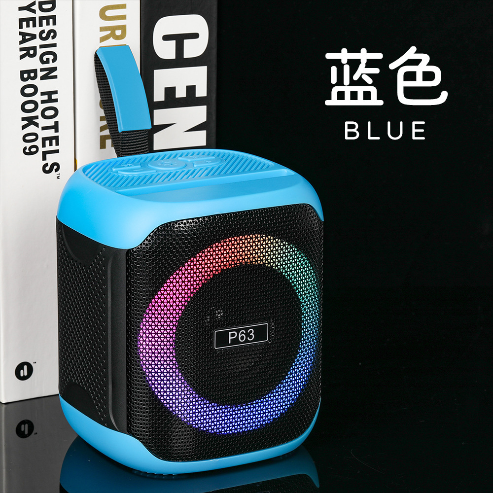 跨境新款高音质重低音炮蓝牙音响 派对必备创意RGB灯便携桌面音箱详情14