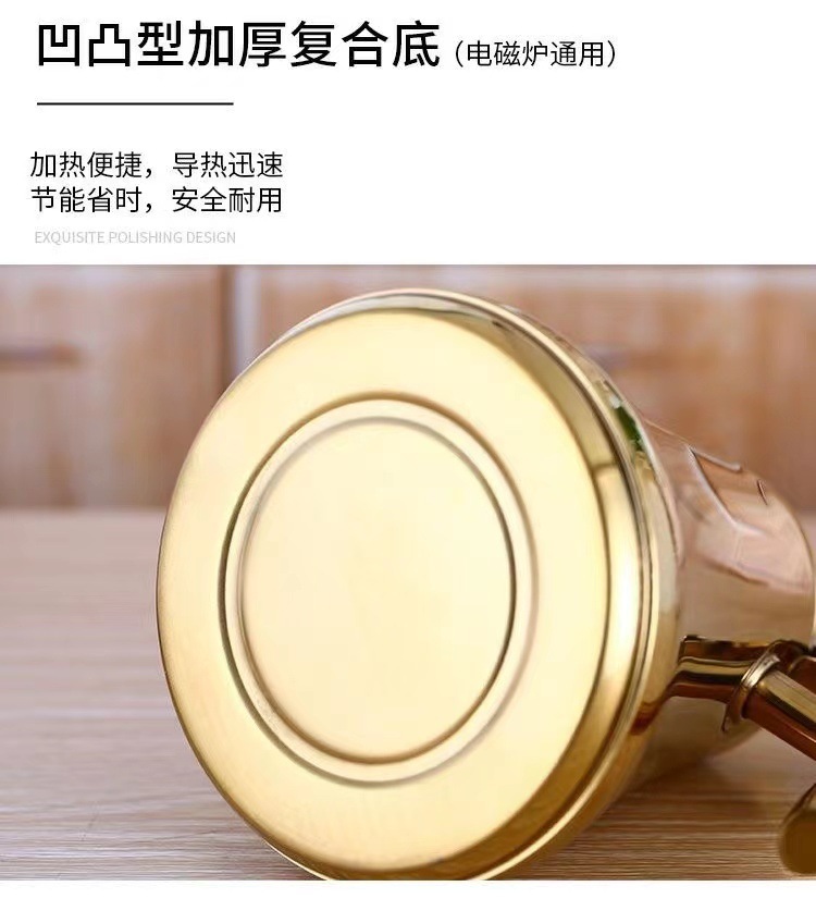 Chinese stainless steel casserole teapot with filter screen, hotel, household, restaurant, restaurant tea set manufacturer wholesale, filter screen pic 7