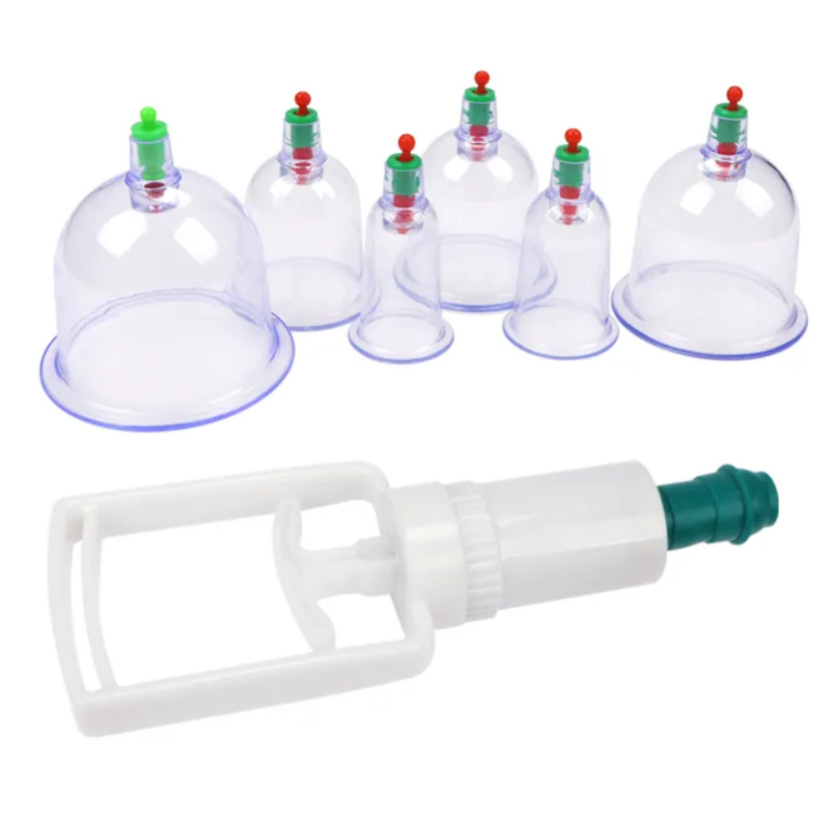 Cross-border exclusive household 6-can vacuum cupping device, vacuum thickened non-glass large cupping set pic 11