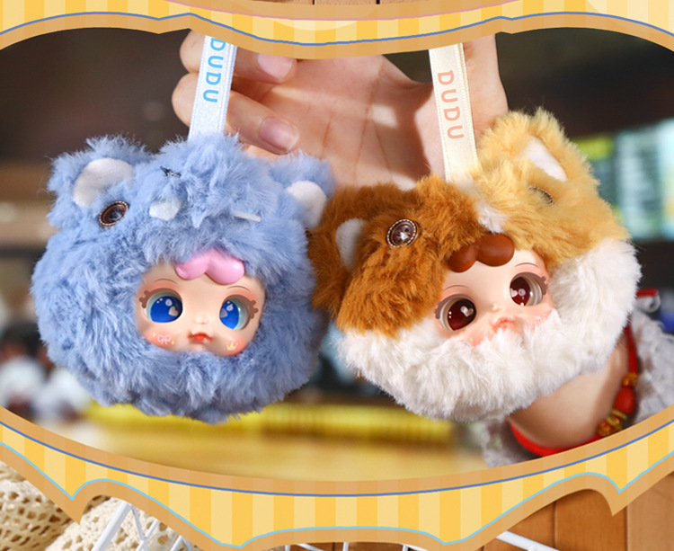 DUDU Cute Pet Zoo pendants, plush blind boxes, trendy bags, decorative pendants, factory direct sales and wholesale pic 15