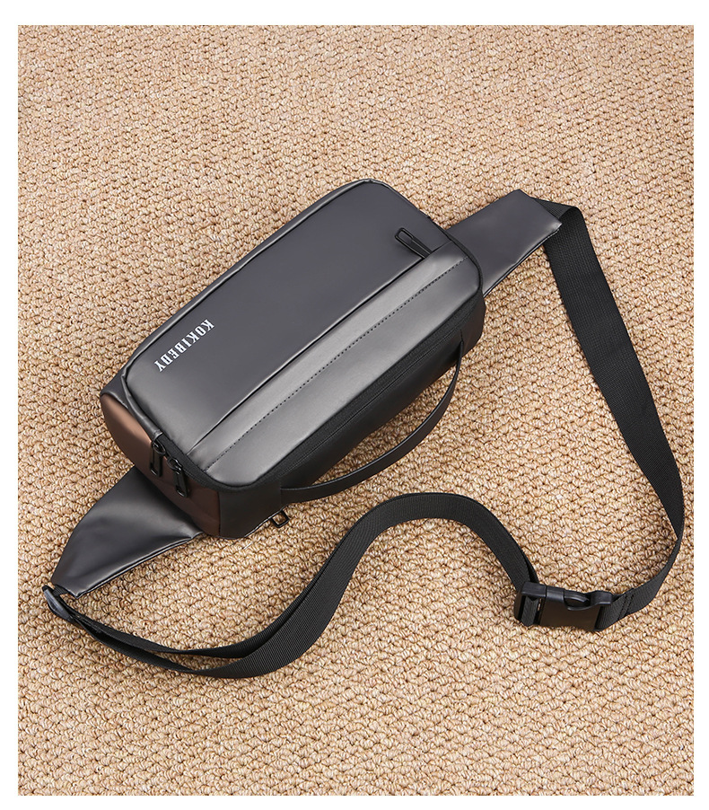 跨境腰包多功能通勤旅行手机胸包户外运动骑行斜挎包时尚胸前包详情20