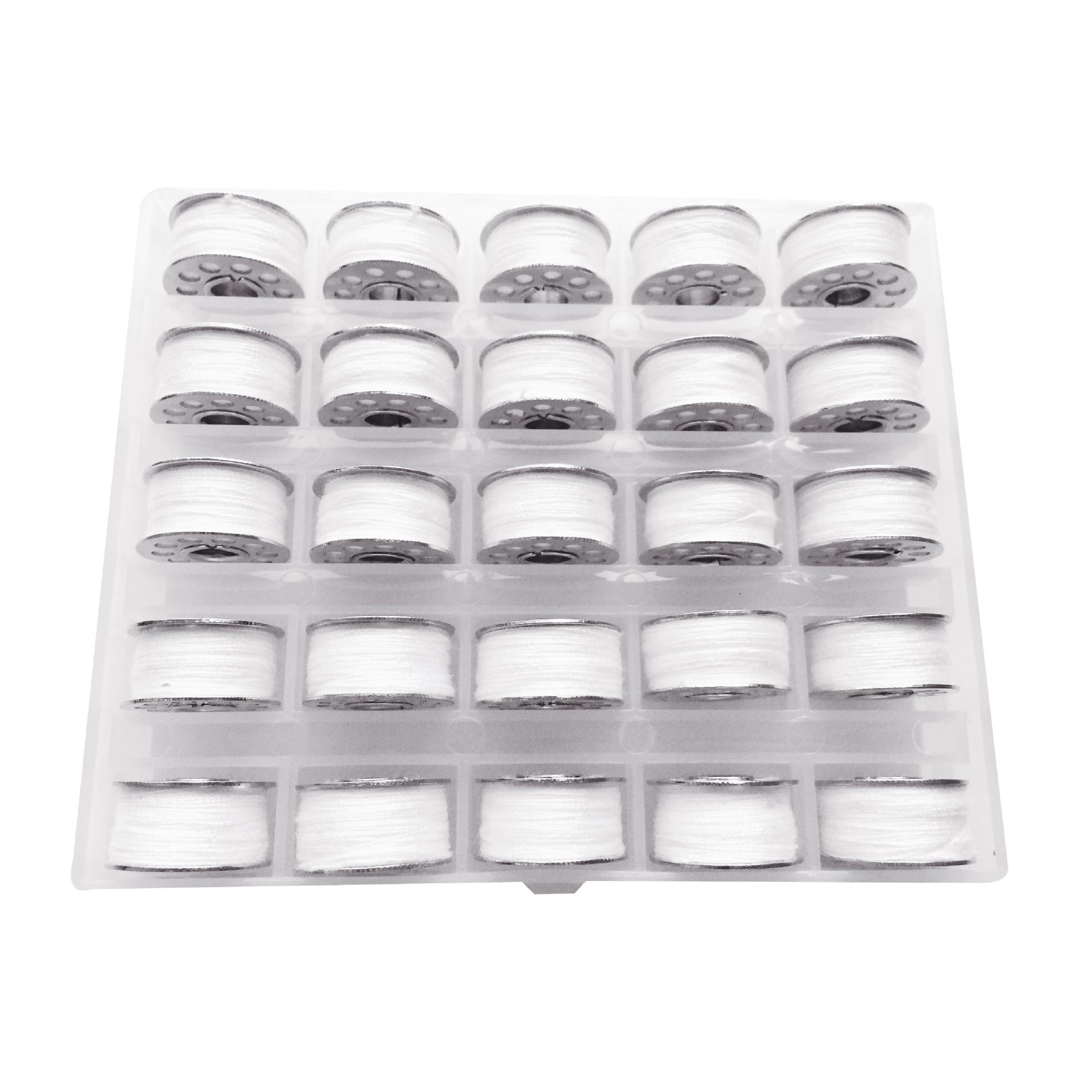 厂家批发家用缝纫机梭芯彩色绕线梭心25/36格梭心套装彩色缝纫线详情11