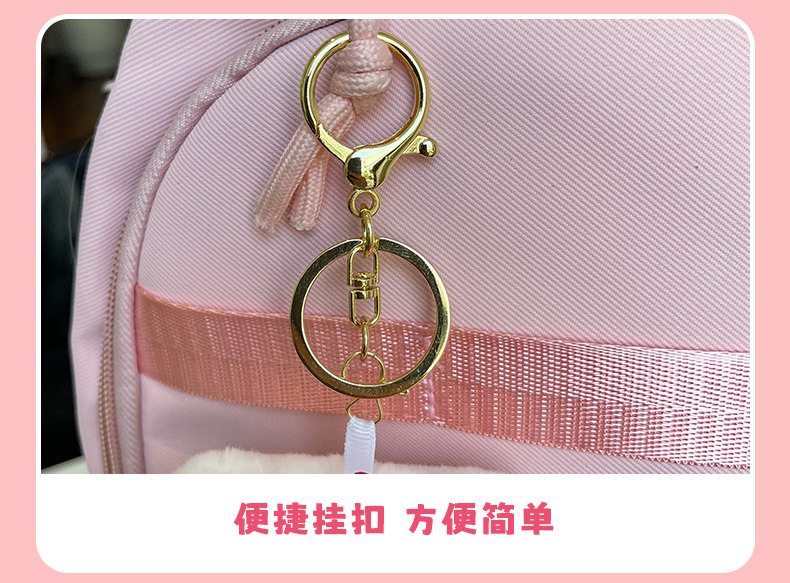 正版三丽鸥hellokitty毛绒挂件kt凯蒂猫小玩偶公仔钥匙扣书包挂饰详情10