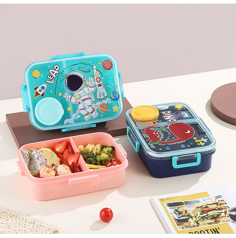 学生带饭餐盒可微波加热饭盒送饭专用分格式上班族密封便当午餐盒详情11