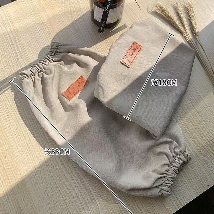 防水套袖帆布办公画画秋冬加大棉服厨房男女工作护袖头筒家务清洁详情8