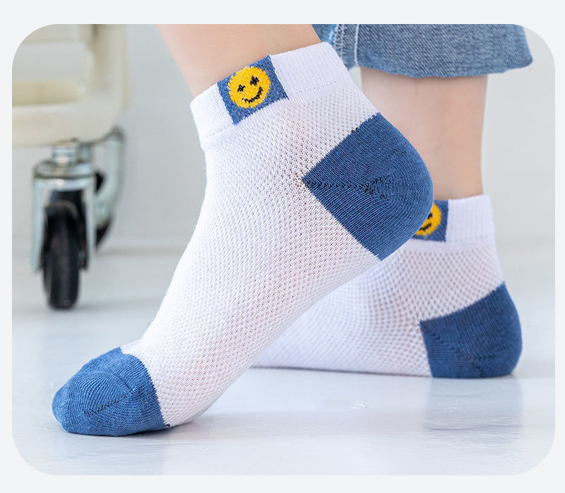夏季儿童薄款袜子男童女童宝宝袜子网眼轻薄透气不起球短袜详情21