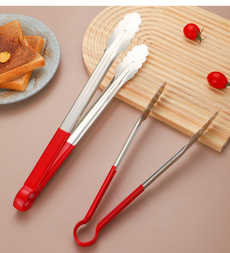 食品夹不锈钢面包夹厨房油炸防烫加长加厚烤肉夹子餐厅菜夹烘焙用详情11
