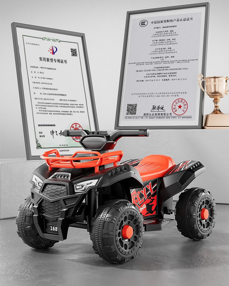 儿童电动摩托车沙滩车四轮车男女宝宝电动玩具车可坐人充电跨境详情16