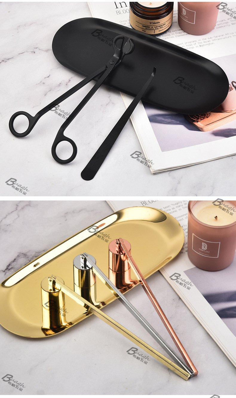 厂家直供香薰蜡烛工具套装灭烛铃铛灭烛剪灭烛钩灭烛罩跨境蜡烛钩详情19