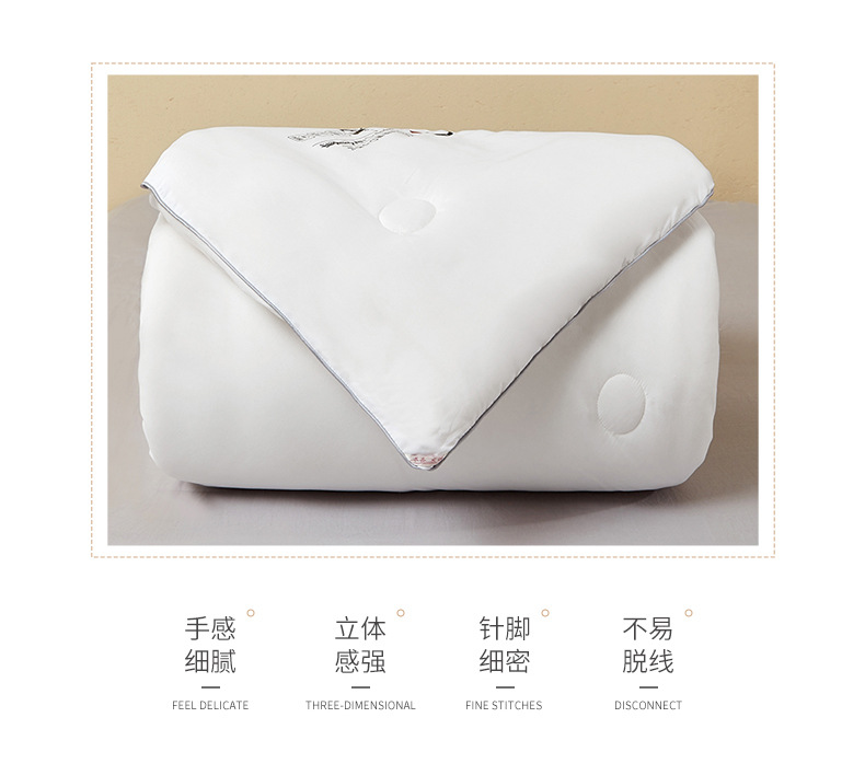 Japanese-style Class A soybean core double-person spring and autumn quilt, single-person thickened warm winter quilt, all-season suitable bedding pic 13
