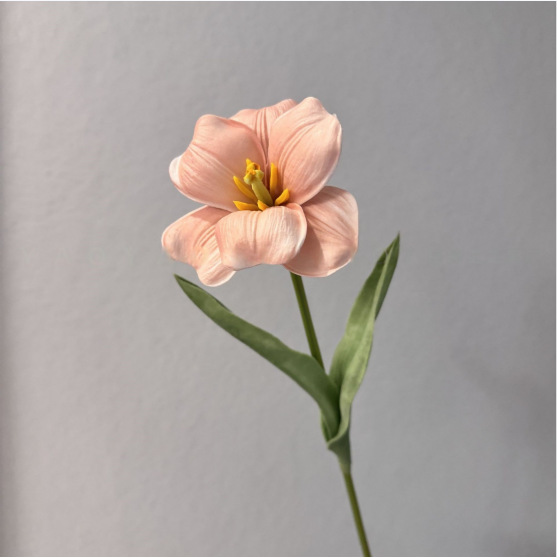 PU开口笑郁金香仿真假花手感保湿婚庆用花摄影道具装饰摆件仿真花详情27