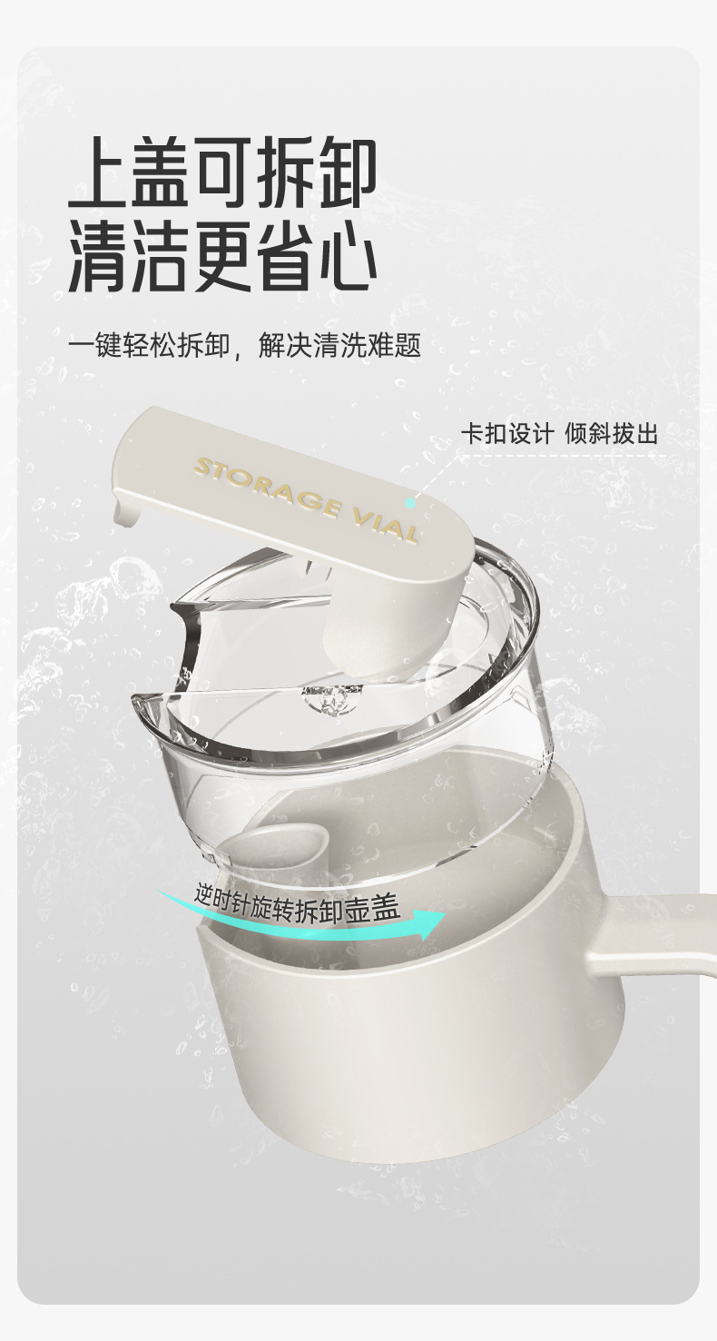 Glass oil bottle, automatic opening and closing, no oil sticking, large-capacity oil bottle, kitchen soy sauce bottle, vinegar bottle, leak-proof gravity oil bottle pic 6