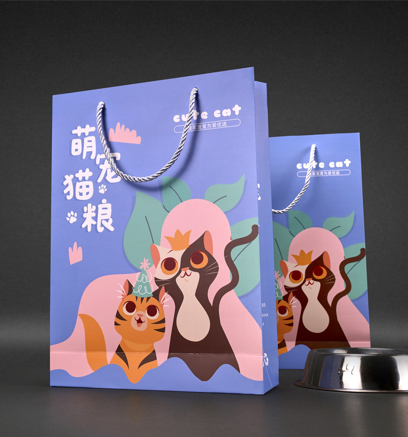西家服装店礼品袋纸袋企业手提袋定制logo高级感广告手拎袋印刷详情19