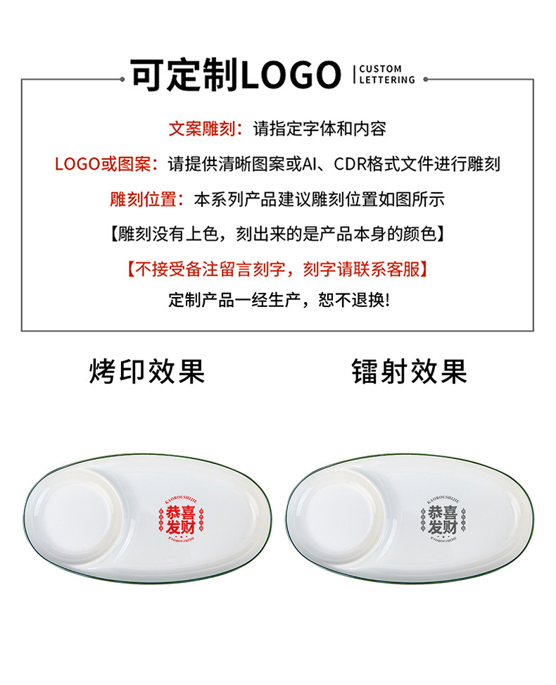 密胺仿瓷多格盘商用学校食堂餐盘白色塑料快餐店专用分格盘快餐盘详情12