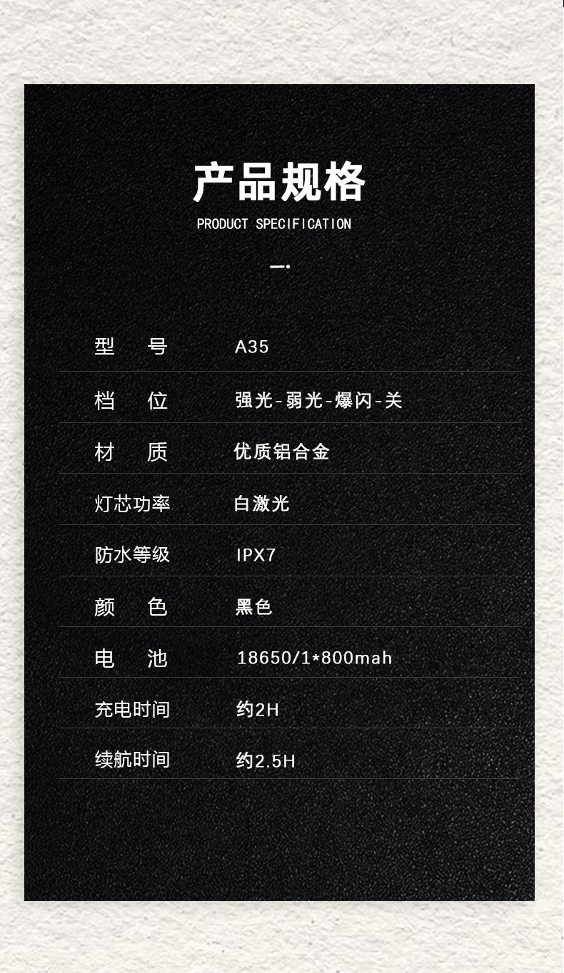 Multi-functional white laser headlamp, outdoor zoom, rechargeable, fishing lighting, head-mounted high-intensity long-range, household LED lamp pic 11