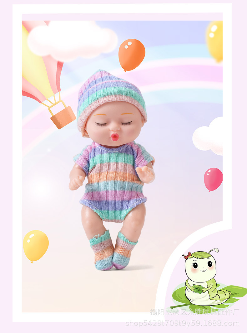 欧美洋娃娃睡眠仿真重生娃娃儿童玩具礼盒女孩公主跨境搪胶公仔玩偶详情12