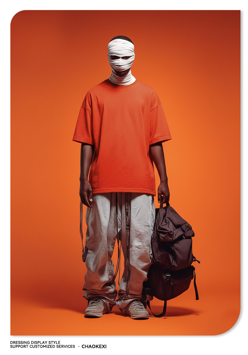 CKX男装2026春夏季305G重磅t恤男美式纯棉潮牌纯色短袖t恤男详情20