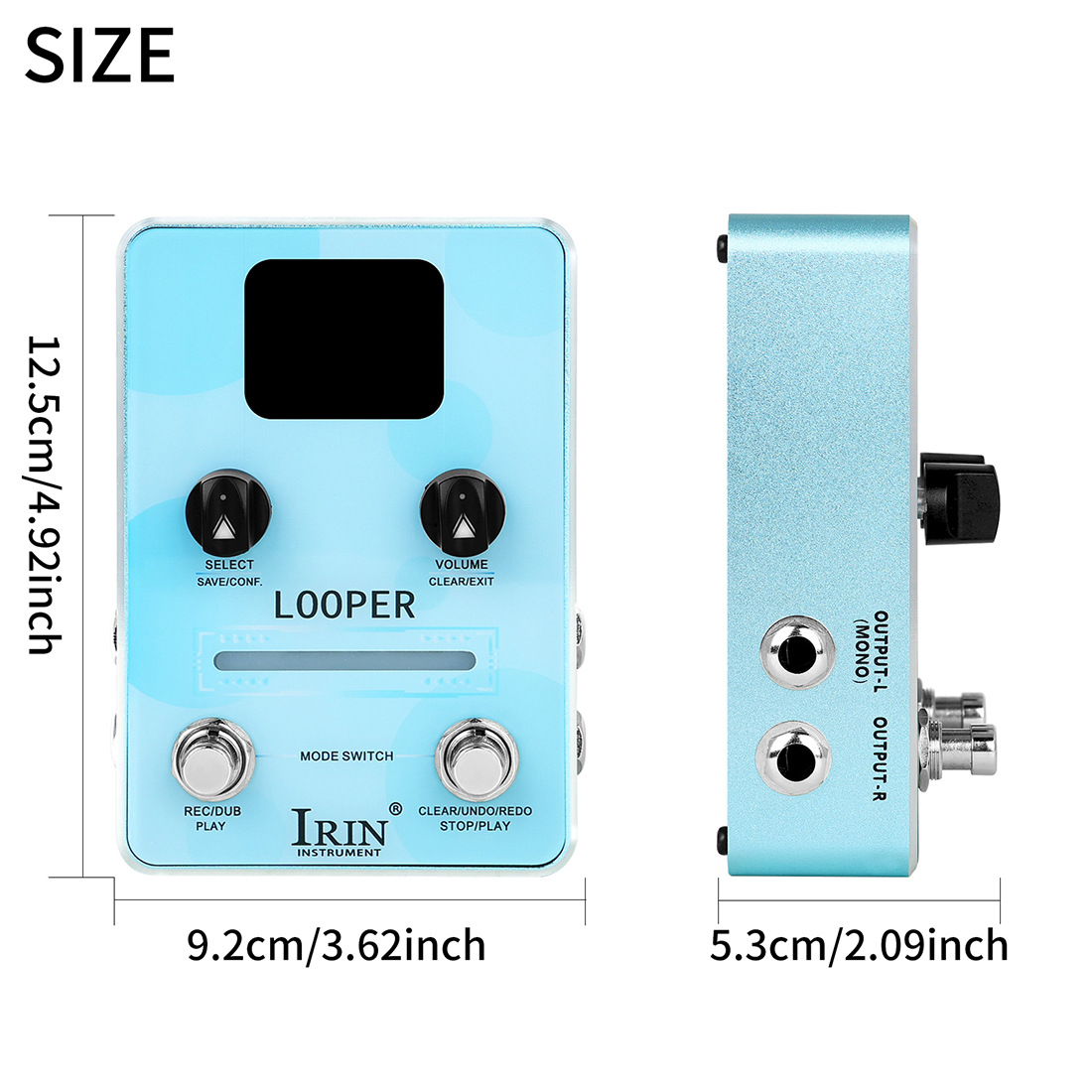 IRIN单块效果器踏板XS-02乐句录音效果器LOOP循环吉他效果器跨境详情5