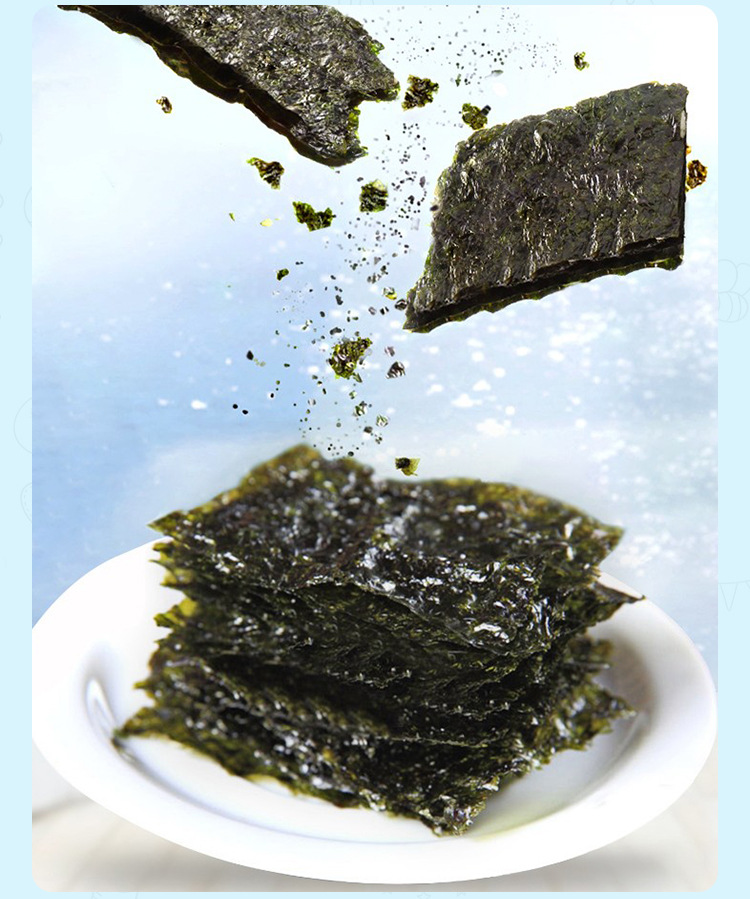 韩国ZEK烤海苔3连包橄榄油味葡萄籽油味零食即食调味海苔美味详情6