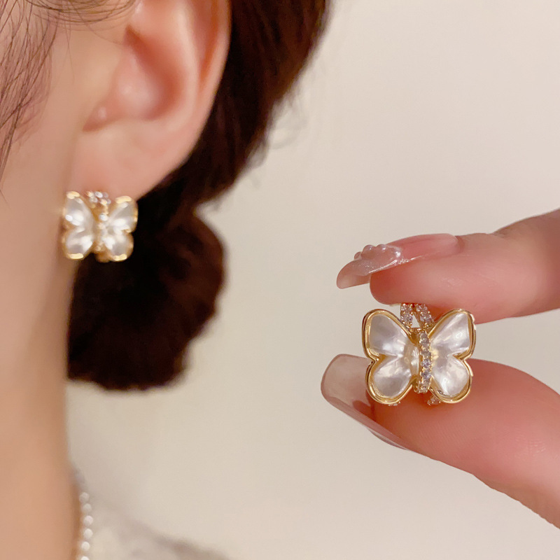 简约经典耳钉推荐100款百搭时尚925银针耳环锆石珍珠几何耳饰批发详情24