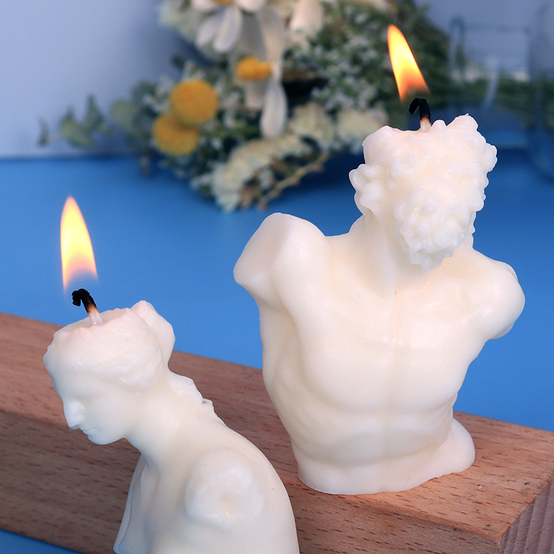 众诚硅胶diy石膏模具大卫蜡烛摆件硅胶模具维纳斯蜡烛模具详情9