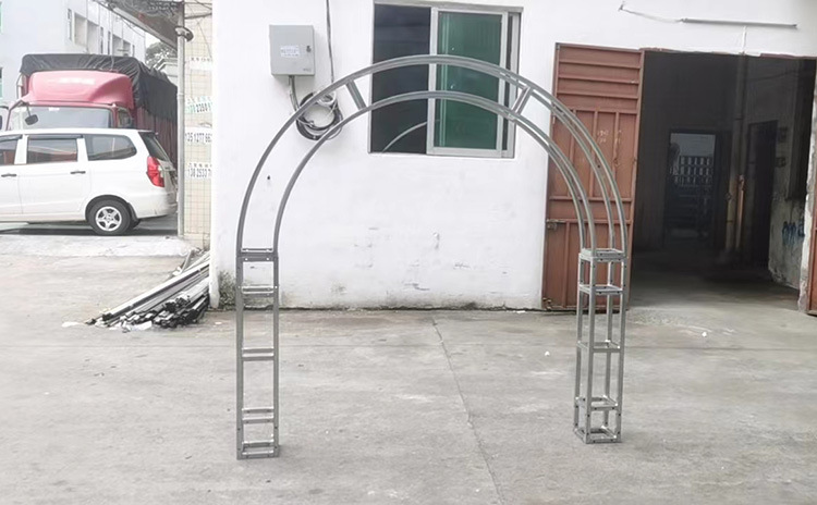 圆形桁架半圆弧形拱门婚庆背景架铁艺异形行架圆环镀锌铁架子厂家详情10