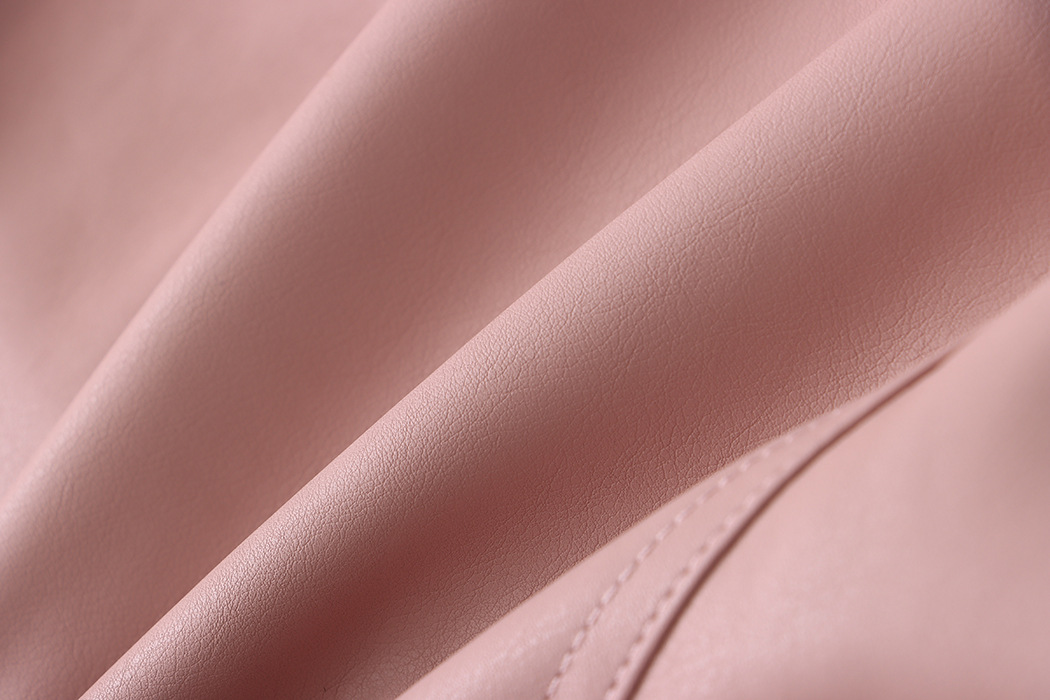 司南 时髦斜门襟拉链设计感 超模机车风皮衣夹克外套高级 SN4227详情66