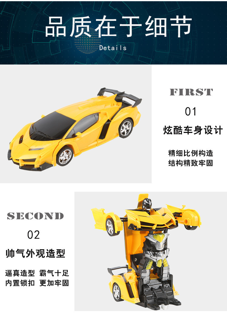 儿童玩具变形遥控汽车手势感应充电动遥控金刚机器人男孩玩具赛车详情19