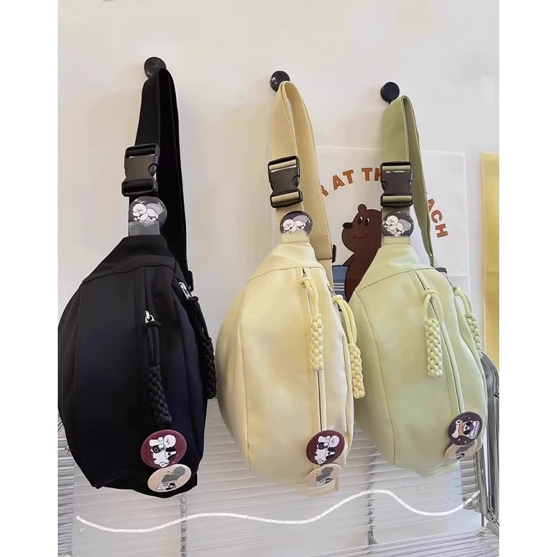 斜挎包女款潮流胸包女生运动单肩包女手机ins小挎包背包腰包新款详情2