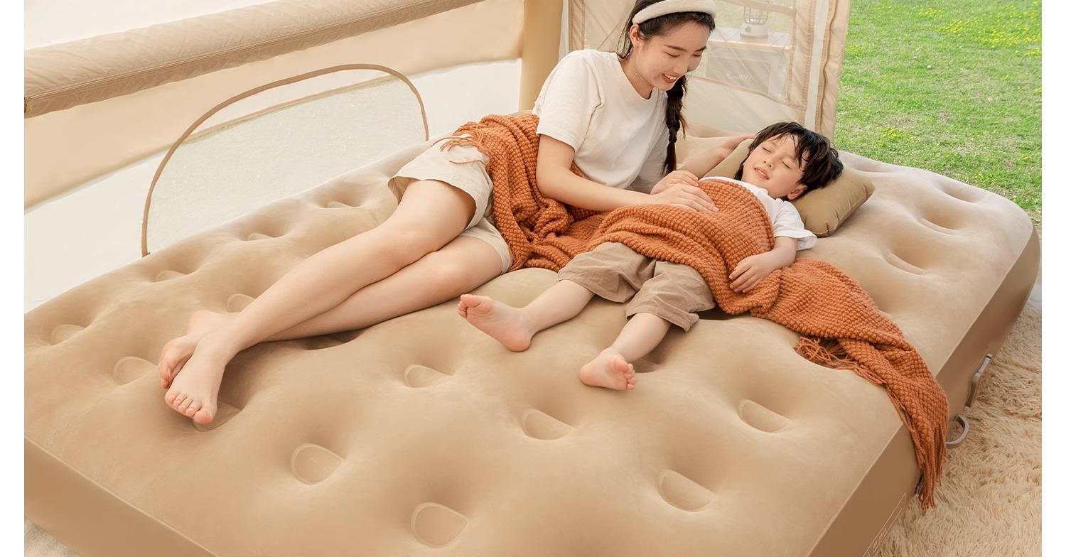 充气床垫户外露营野营帐篷睡垫打地铺家用新款自动便携加厚气垫床详情3